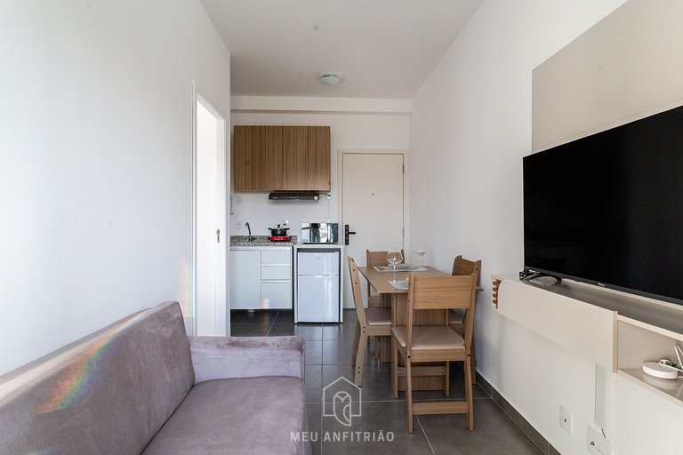 28m² | 3 pessoas | Piscina | Próx. à Liberdade