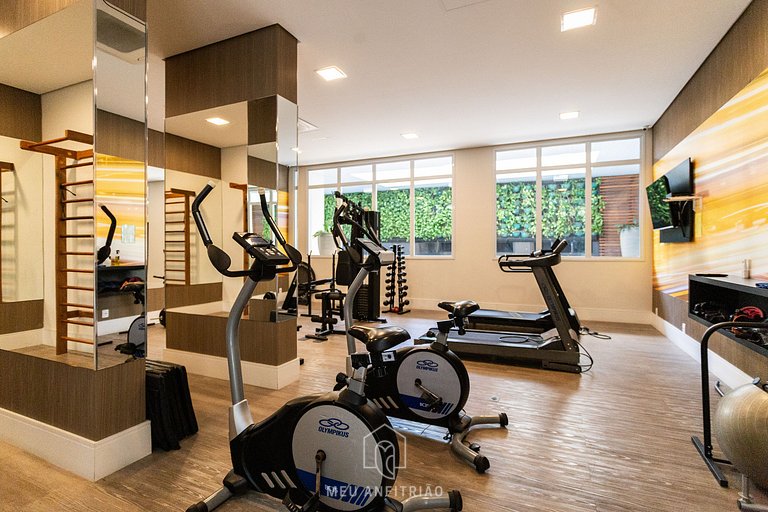 Apartment for 3, complete leisure near Liberdade