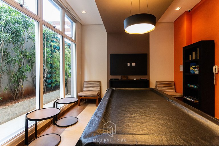 Apartment for 3, complete leisure near Liberdade