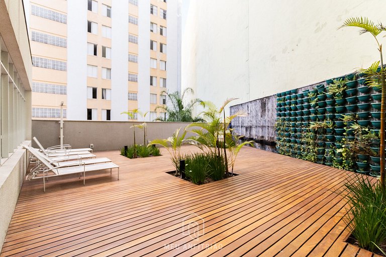 Apartment for 3, complete leisure near Liberdade