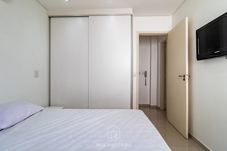 Apartamento 3 Habitaciones con Parrilla en Guarujá