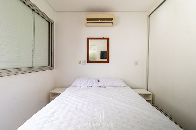 Apartamento 3 Habitaciones con Parrilla en Guarujá