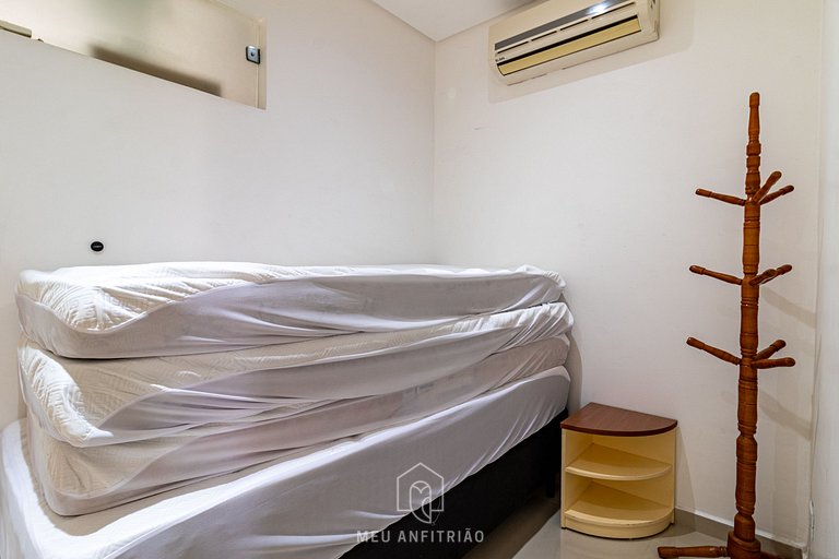 Apartamento 3 Habitaciones con Parrilla en Guarujá
