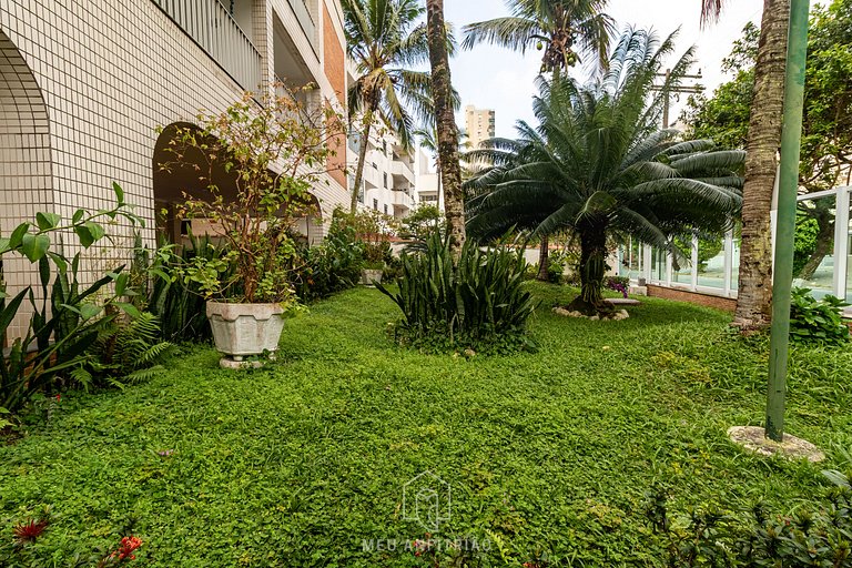 Apartamento 3 Habitaciones con Parrilla en Guarujá