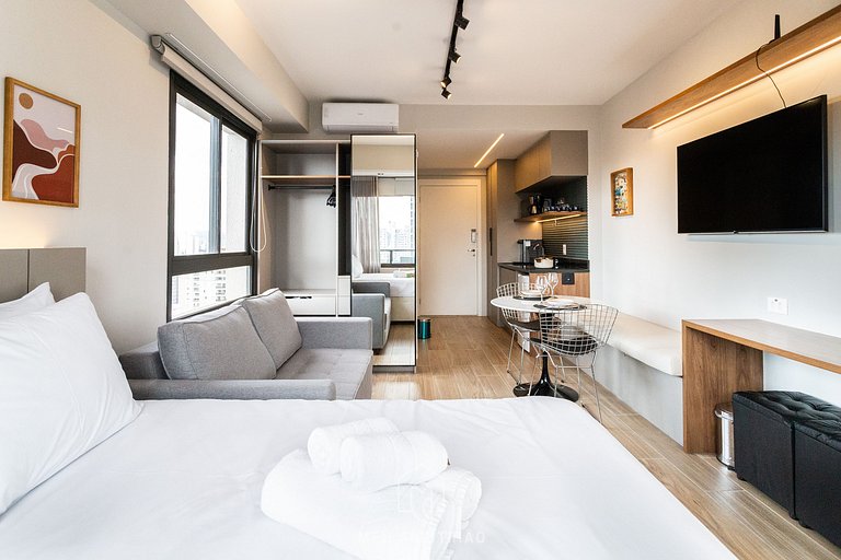 Studio 4P, Comfort Near Allianz & Sao Camilo Hosp