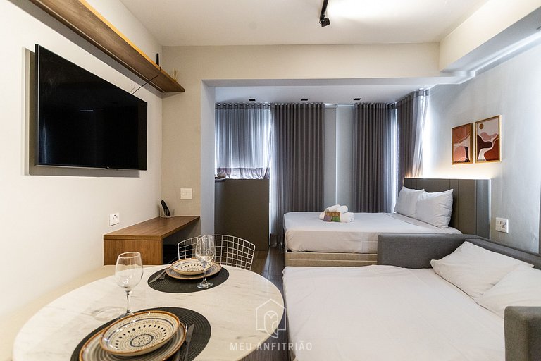 Studio 4P, Comfort Near Allianz & Sao Camilo Hosp