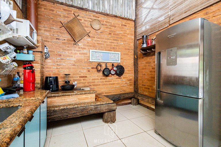 Barbacoa y garaje a 500m de la Playa de Perequê