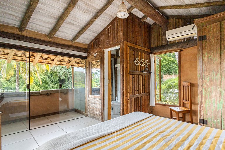 Barbacoa y garaje a 500m de la Playa de Perequê