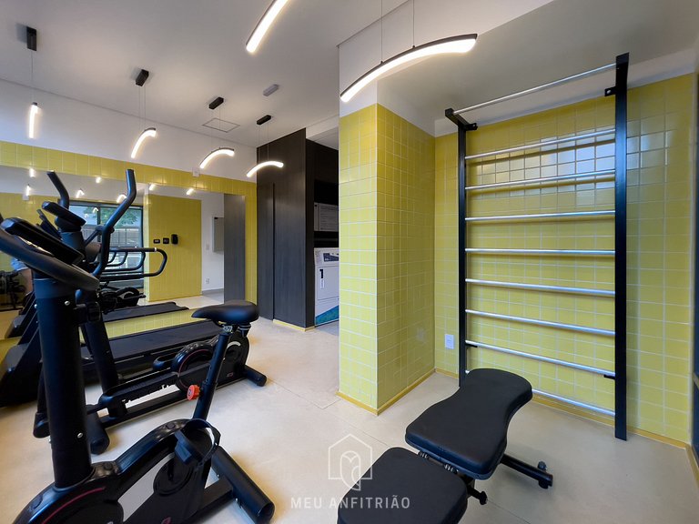 Studio p/2, cozinha, academia, a 300m do metrô