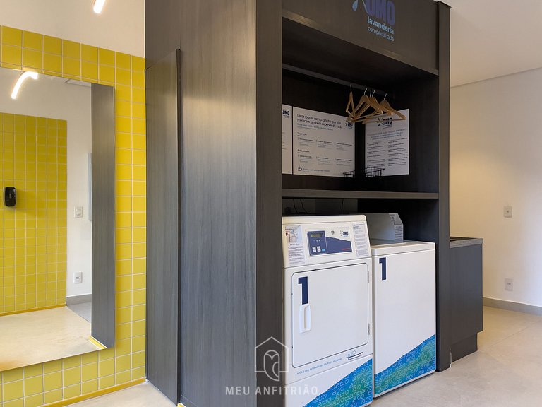 Studio p/2, cozinha, academia, a 300m do metrô