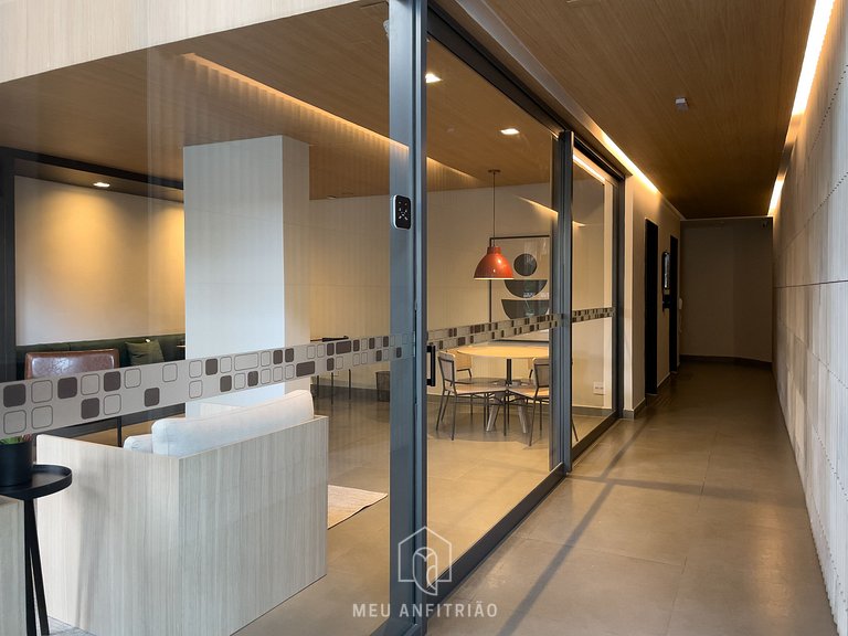 Studio p/2, cozinha, academia, a 300m do metrô