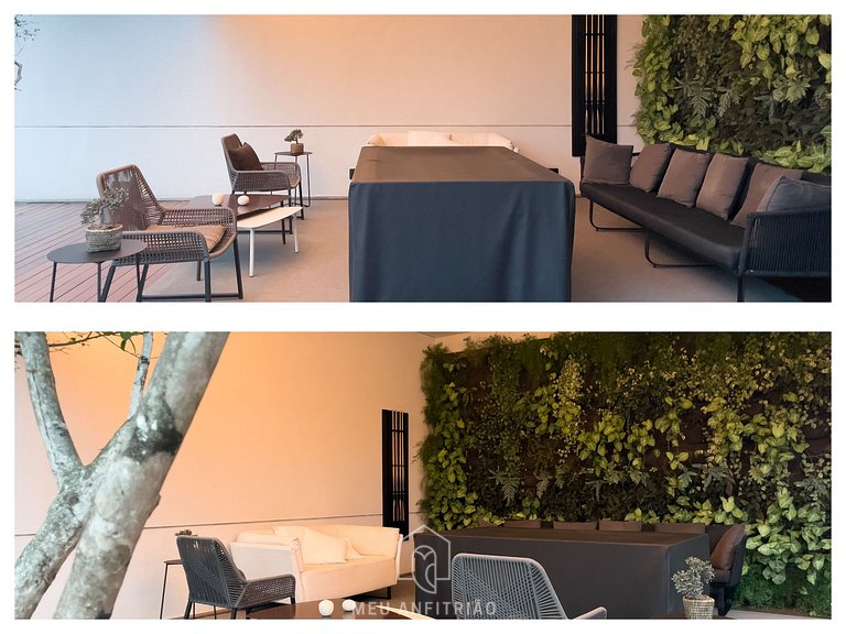 Studio with balcony, pool and gym in Brooklin