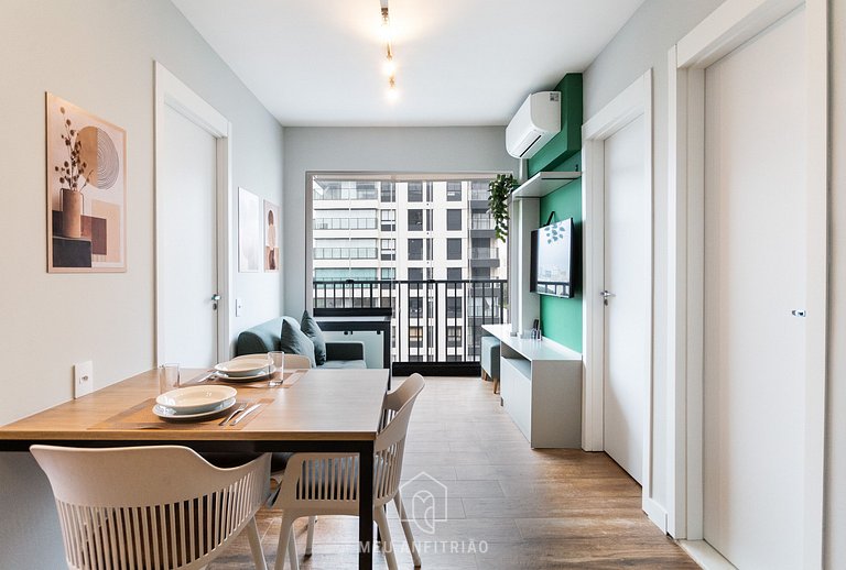 Full Apartment for 3 near Allianz Parque