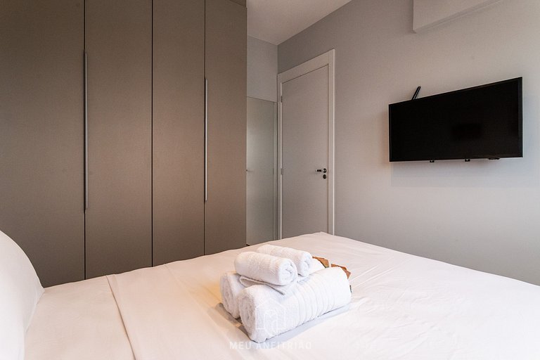 Apto de 40m² p/ 3 pessoas a 400m do Allianz Parque