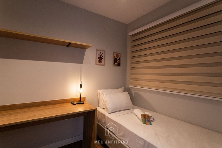 40m² apt for 3 people, 400m from Allianz Parque