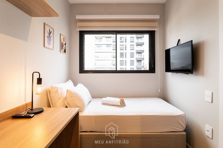 Full Apartment for 3 near Allianz Parque