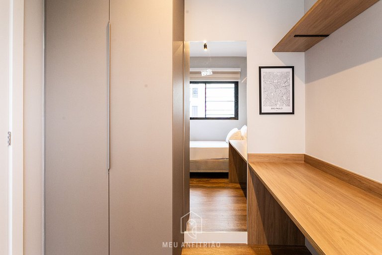 Full Apartment for 3 near Allianz Parque