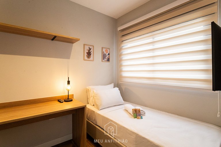 40m² apt for 3 people, 400m from Allianz Parque