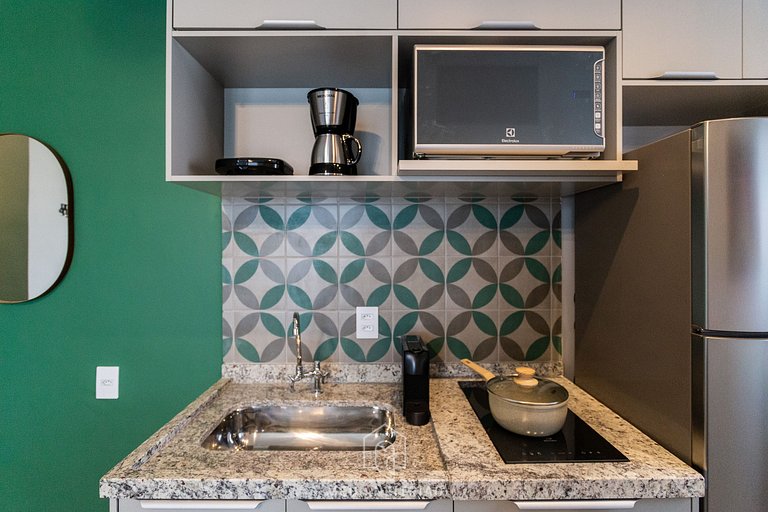 Full Apartment for 3 near Allianz Parque