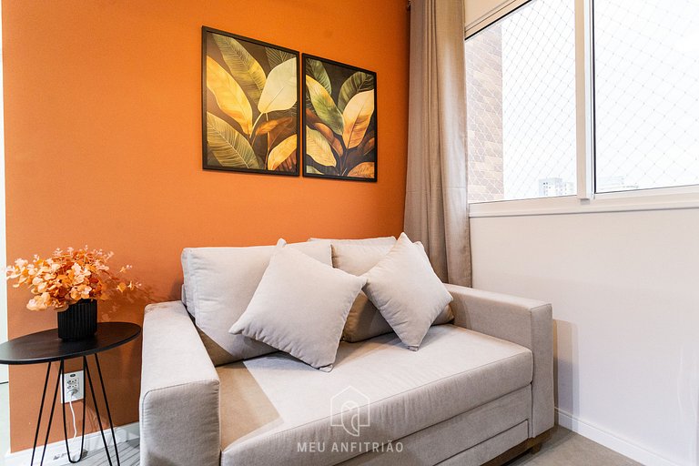 Apt for 3, leisure next to Barra Funda station