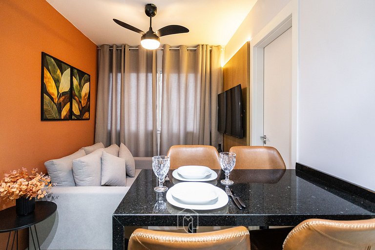 Apt for 3, leisure next to Barra Funda station