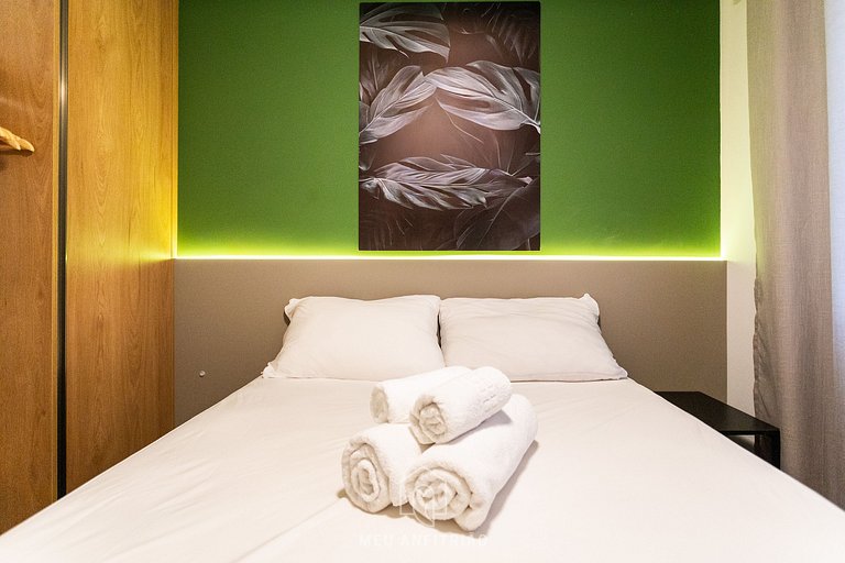 Apt for 3, leisure next to Barra Funda station