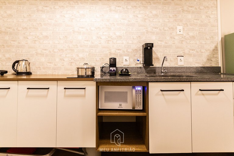 Studio for 2, balcony & leisure, 400m from subway