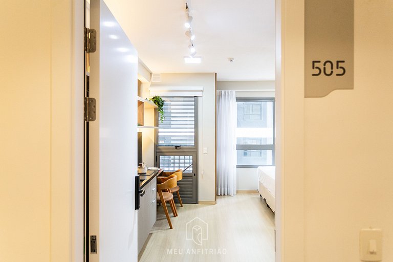 Studio for 2 in a recently inaugurated building