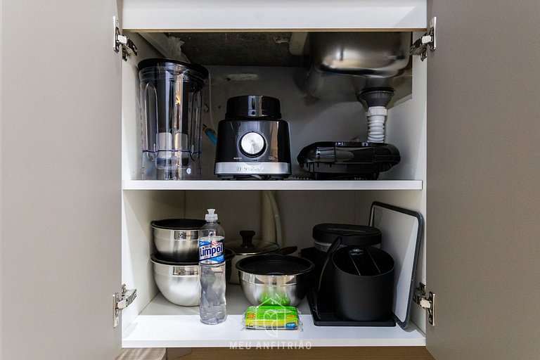 Studio p/ 2 em prédio novo e recém-inaugurado