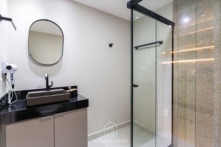 Studio p/ 2 em prédio novo e recém-inaugurado