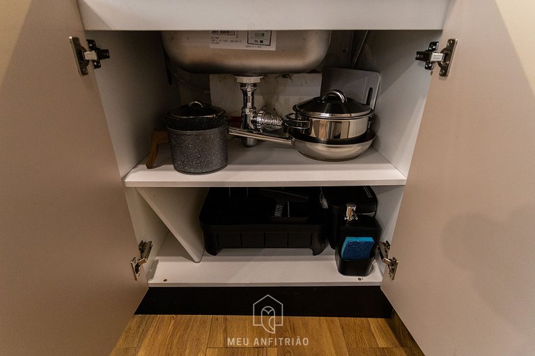 Studio p/2, cama queen, próximo à Av. Paulista