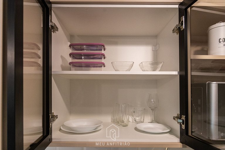 Studio p/2, cama queen, próximo à Av. Paulista