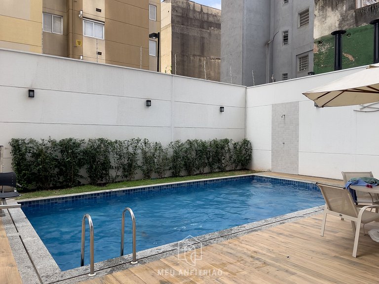 Apartamento amplo, no centro, com lazer completo