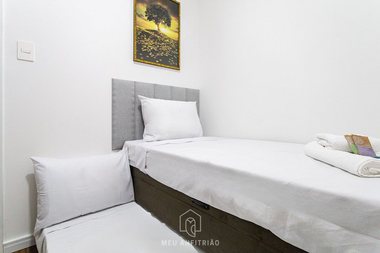 Apartamento amplo, no centro, com lazer completo