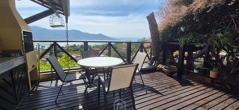 House for 4, barbecue and sea view near the beach