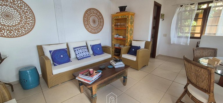 House for 4, barbecue and sea view near the beach