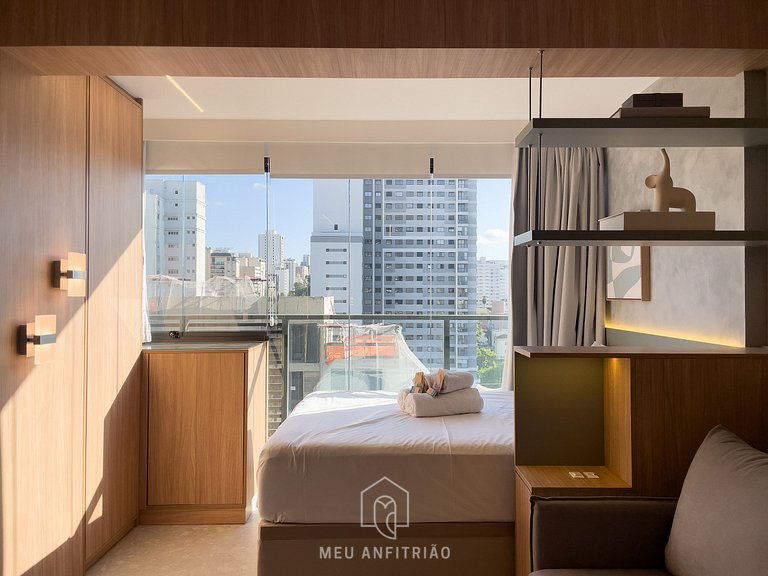 Studio p/4 pessoas, lazer, perto do Allianz Parque