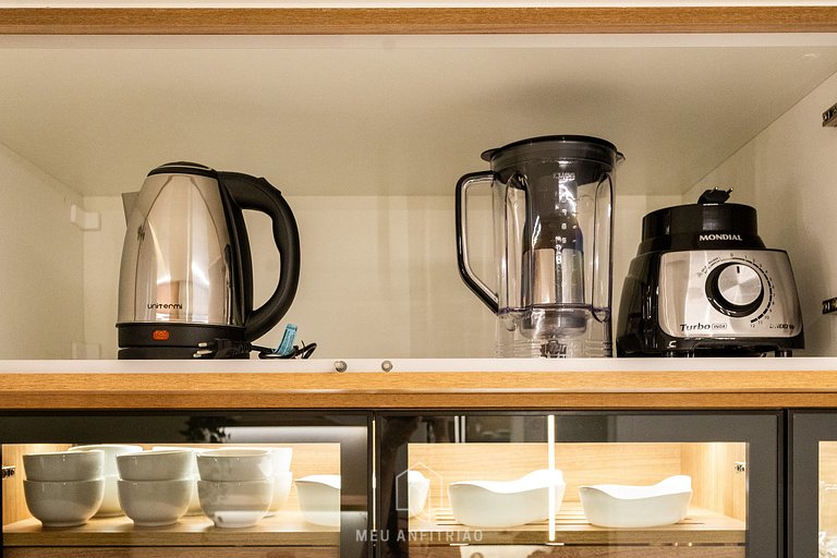 Studio for 4 people, leisure, near Allianz Parque