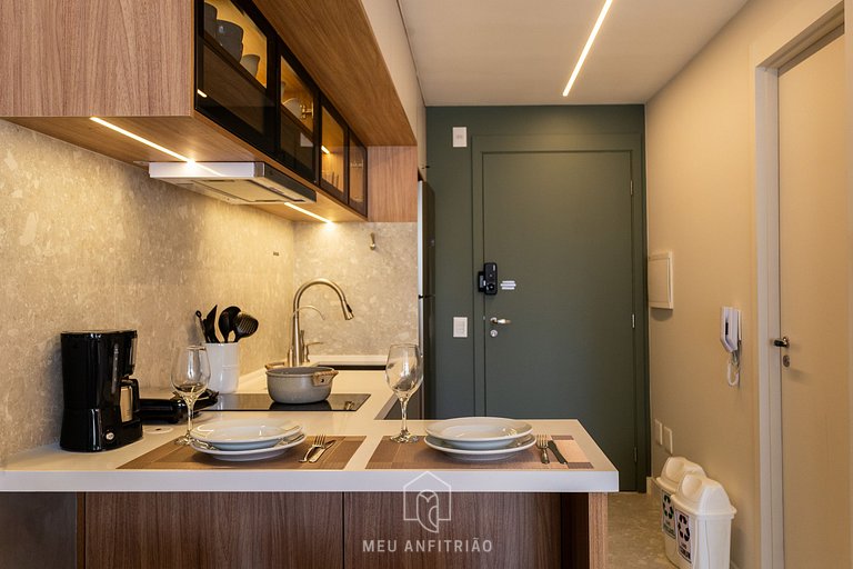 Studio p/4 pessoas, lazer, perto do Allianz Parque