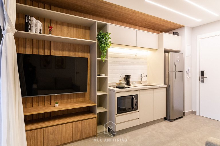 40m², 4 pessoas e lazer a 300m do Allianz Parque