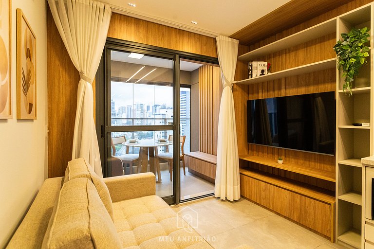 40m², 4 pessoas e lazer a 300m do Allianz Parque