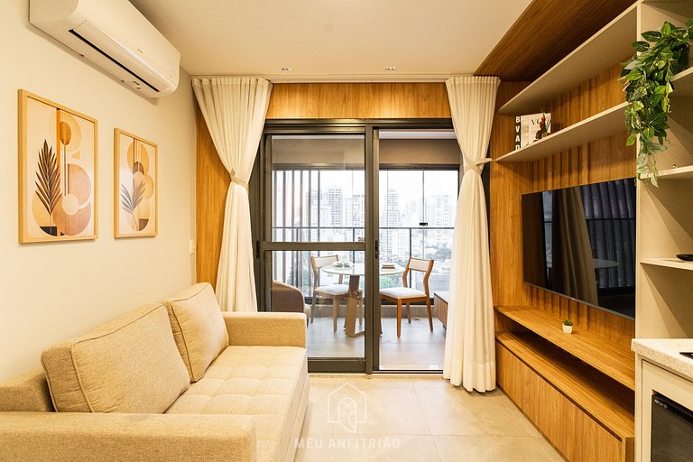 40m², 4 pessoas e lazer a 300m do Allianz Parque