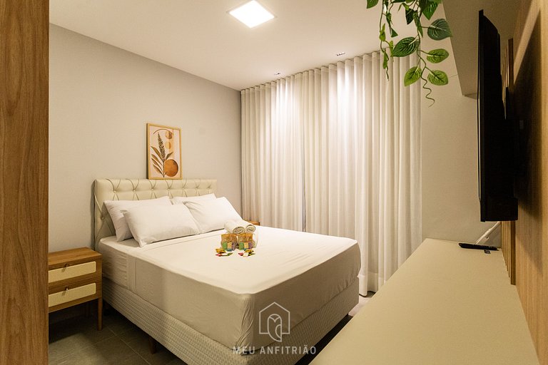 40m², 4 pessoas e lazer a 300m do Allianz Parque