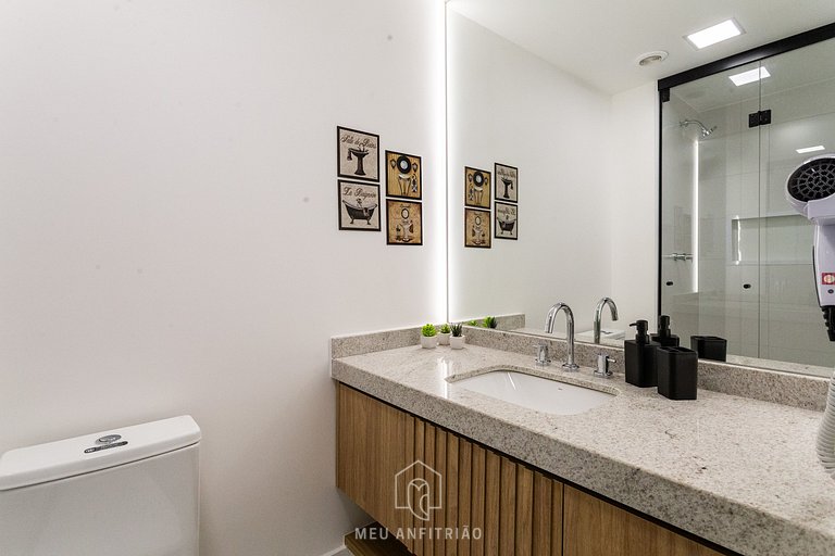 40m², 4 pessoas e lazer a 300m do Allianz Parque