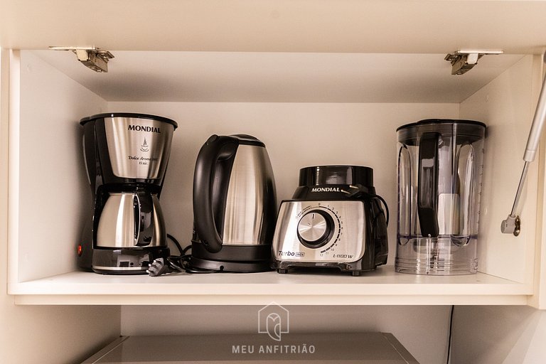 40m², 4 pessoas e lazer a 300m do Allianz Parque