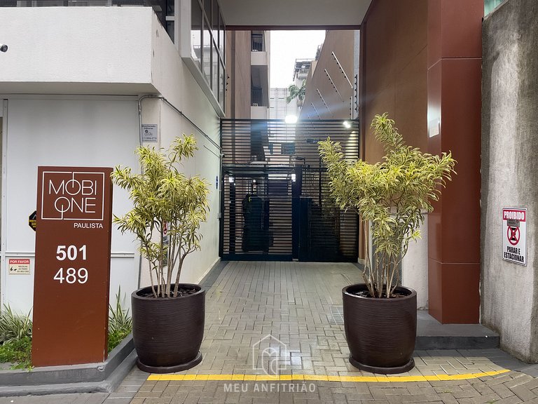 Studio p/4, academia a 700m da Avenida Paulista