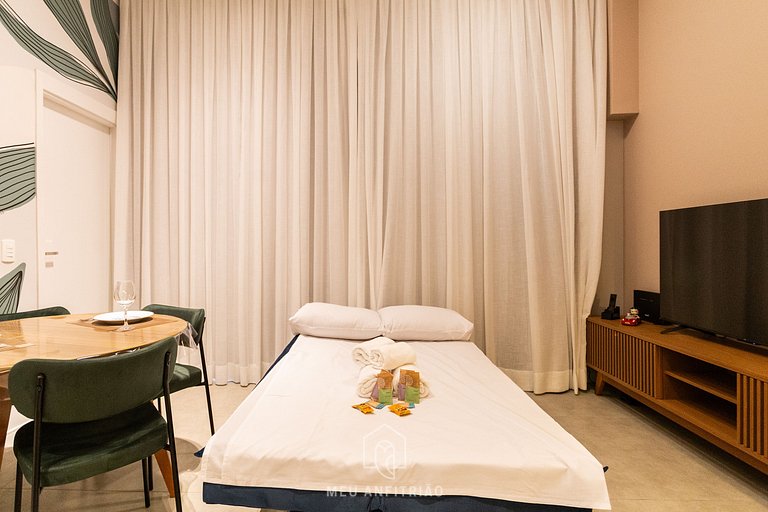 Apto decorado p/4 pessoas a 800m do Beco do Batman