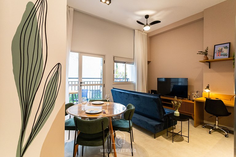 Furnished apartment for 4, 800m from Batman Alley