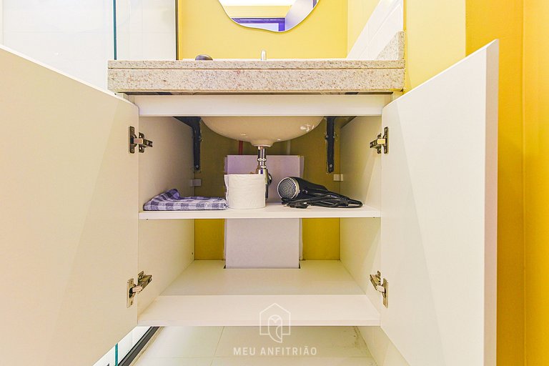 Bem decorado, academia, perto do Allianz Parque