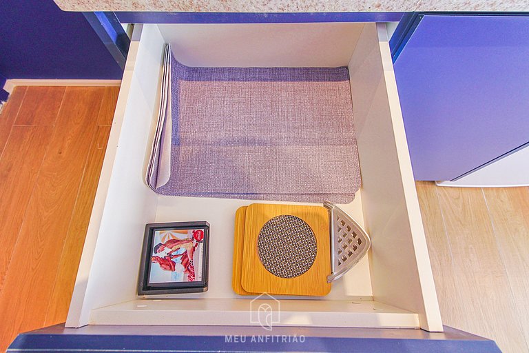 Well decorated, gym, near Allianz Parque.